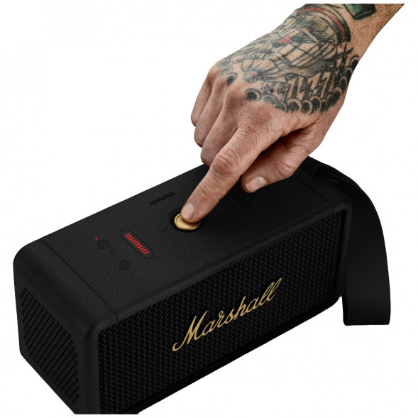 Портативная акустика Marshall Middleton, 60 Вт, черный и латунный в Череповце