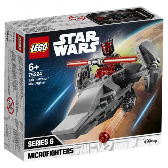 Конструктор LEGO Star Wars 75224 Микрофайтеры Корабль-лазутчик ситхов в Череповце