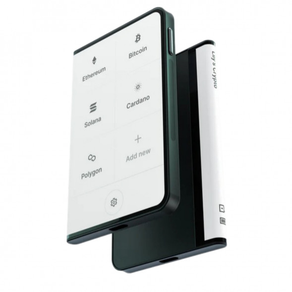 Аппаратный холодный криптокошелек Ledger Stax c чехлом Magnet Shell Black + Recovery Key в Череповце