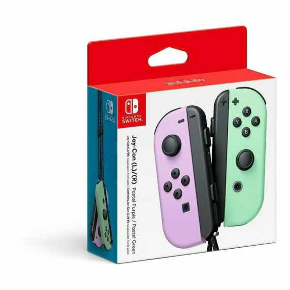 Геймпад Nintendo Switch Joy-Con controllers Duo, пастельный пурпурный / пастельный зеленый в Череповце