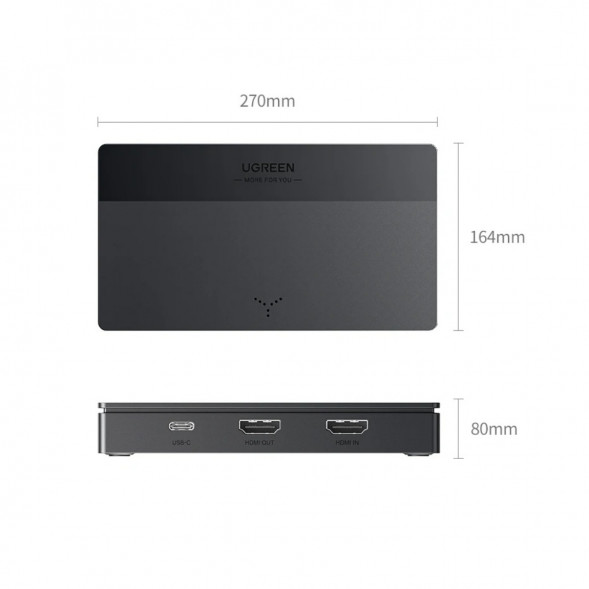 Карта видеозахвата UGREEN CM630 HDMI 4K60Hz в Череповце