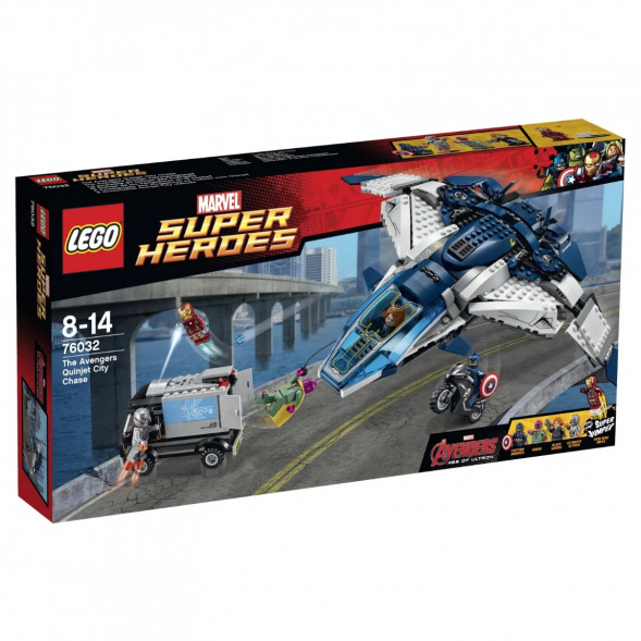 Конструктор LEGO Super Heroes 76032 Погоня на Квинджете Мстителей в Череповце