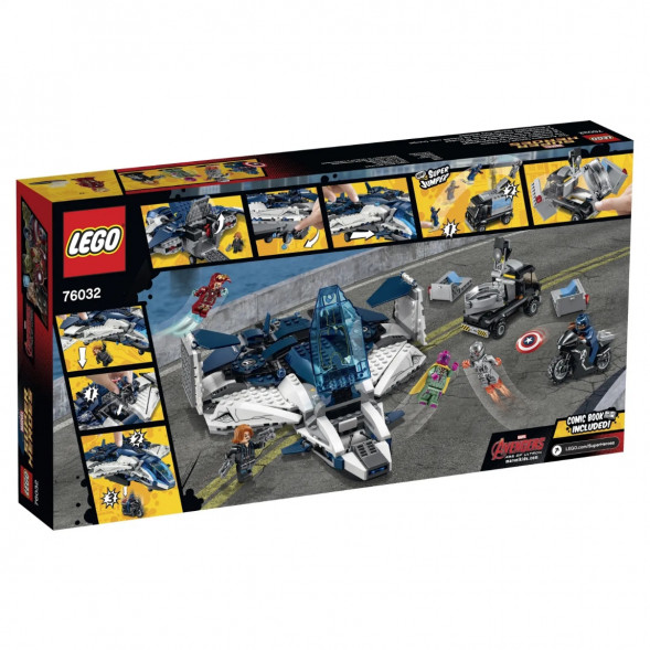 Конструктор LEGO Super Heroes 76032 Погоня на Квинджете Мстителей в Череповце