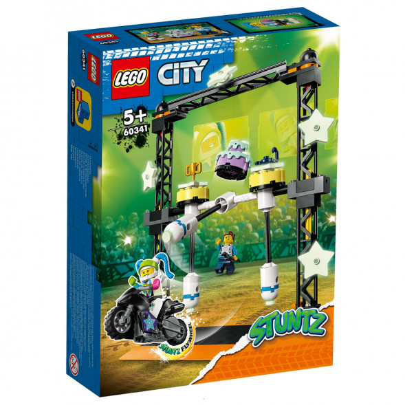 Конструктор LEGO City 60341 Трюковое испытание «Нокдаун» в Череповце