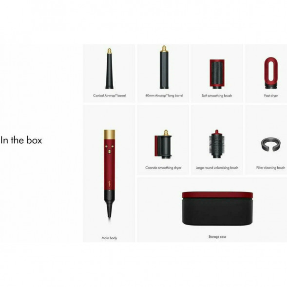 Стайлер Dyson Airwrap i.d. HS08 Straight+Wavy, Red Velvet/Gold (596927-01) в Череповце