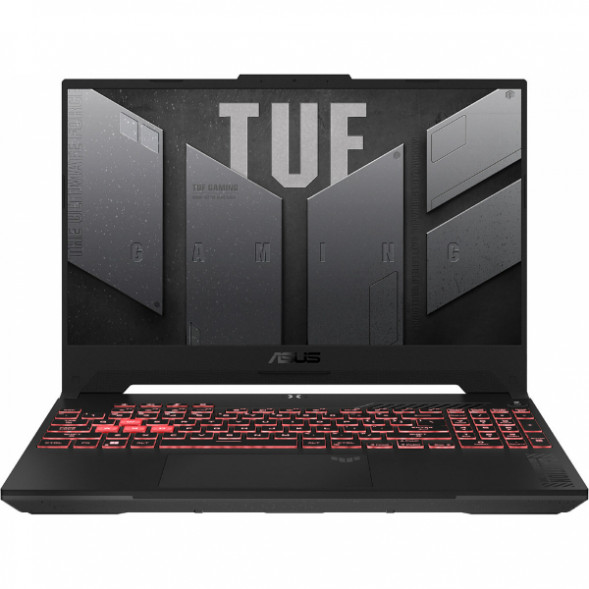 Ноутбук ASUS TUF Gaming 15 FA507NV-LP160 AMD Ryzen 5 7535HS, RAM 16 ГБ, SSD 512 ГБ, NVIDIA GeForce RTX 4060 для ноутбуков (8 Гб), Без системы, (90NR0E85-M00DT0), серый в Череповце