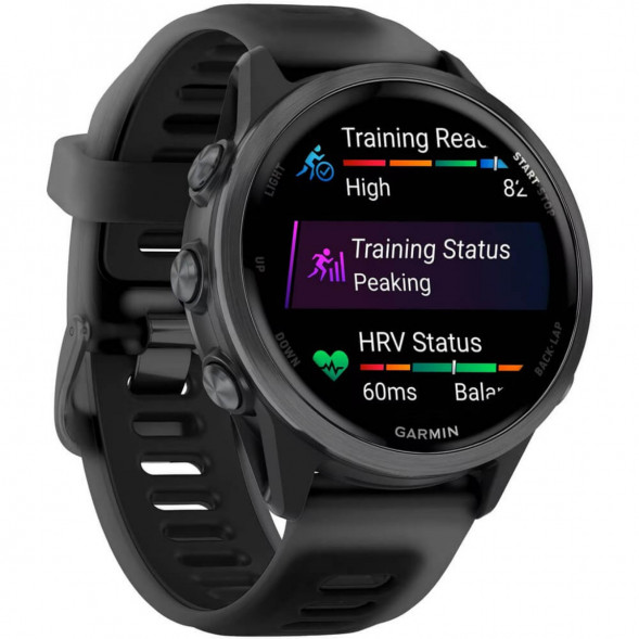 Умные часы Garmin Forerunner 570 42 мм Slate Grey Aluminium/Translucent Black 010-02970-00 в Череповце