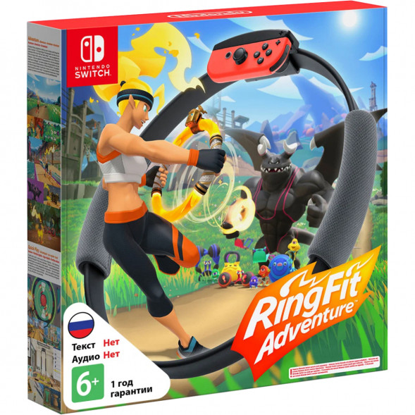 Ring Fit Adventure (Игра + контроллер Ring-Con + ремень на ногу Belt) [Nintendo Switch, английская версия] в Череповце