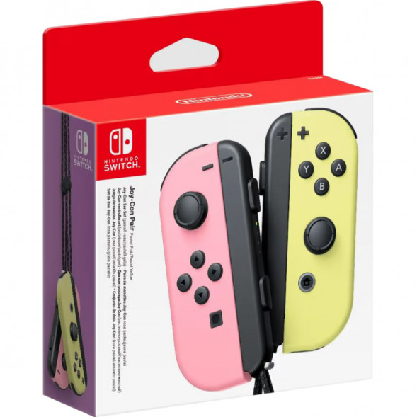 Геймпад Nintendo Switch Joy-Con controllers Duo, пастельный розовый / пастельный жёлтый в Череповце