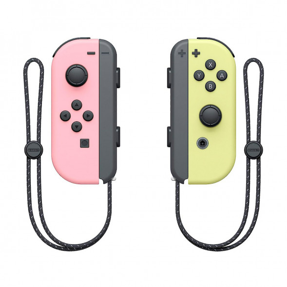 Геймпад Nintendo Switch Joy-Con controllers Duo, пастельный розовый / пастельный жёлтый в Череповце