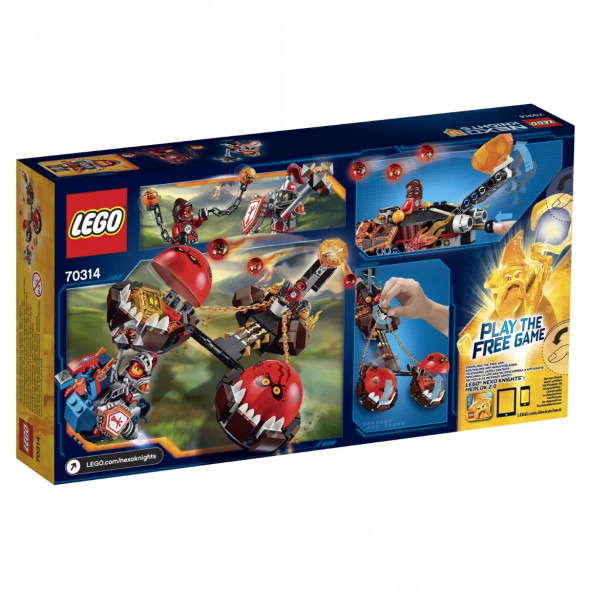 Конструктор LEGO Nexo Knights 70314 Безумная колесница Укротителя в Череповце