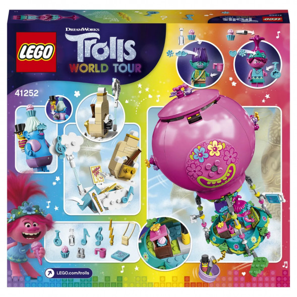 Конструктор LEGO Trolls 41252 Путешествие Розочки на воздушном шаре в Череповце