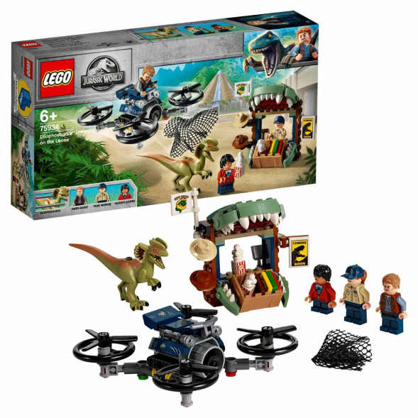 Конструктор LEGO Jurassic World 75934 Побег дилофозавра в Череповце