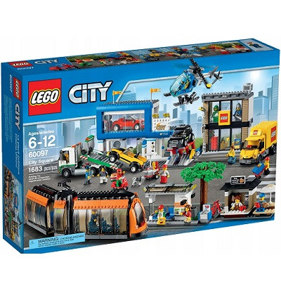 Конструктор LEGO City 60097 Городская площадь, 1683 дет. в Череповце