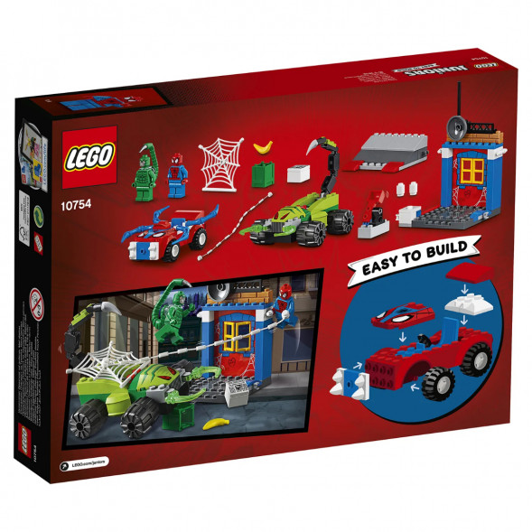Конструктор LEGO Juniors 10754 Решающий бой Человека-паука против Скорпиона в Череповце