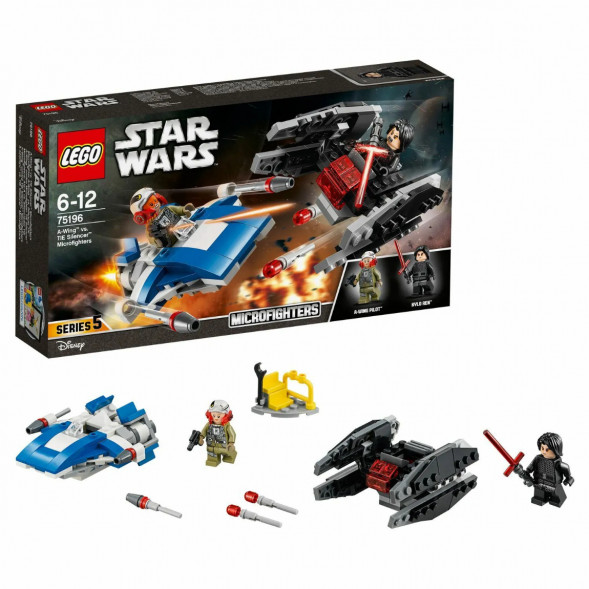 Конструктор LEGO Star Wars 75196 Истребитель типа A против бесшумного истребителя СИД в Череповце