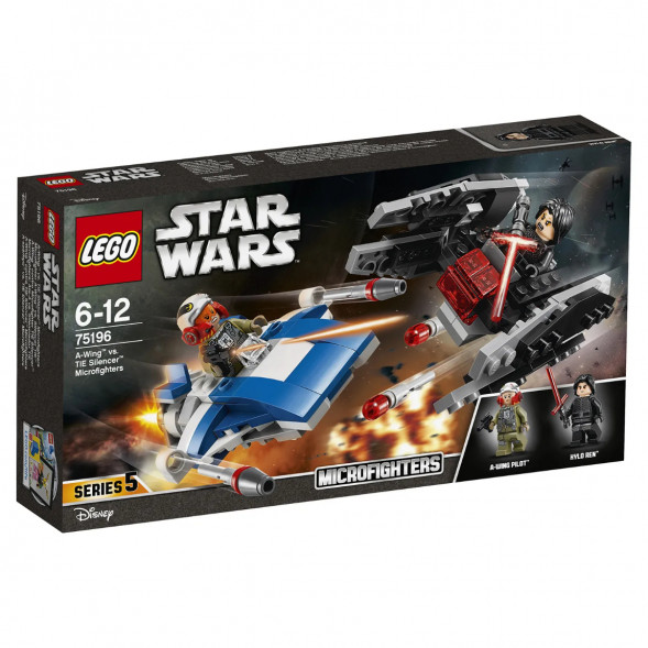 Конструктор LEGO Star Wars 75196 Истребитель типа A против бесшумного истребителя СИД в Череповце