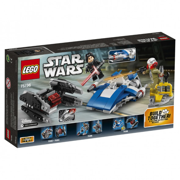 Конструктор LEGO Star Wars 75196 Истребитель типа A против бесшумного истребителя СИД в Череповце