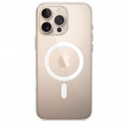 Чехол Apple Clear Case with MagSafe для iPhone 16 Pro Max, прозрачный (MA7F4ZM/A)