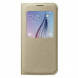 Чехол для Samsung Galaxy S6 S-View Cover (EF-CG920BFE), Gold в Череповце