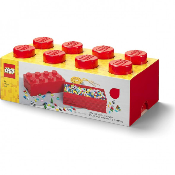 Пластиковый кубик для хранения LEGO Creator 4004, красный в Череповце