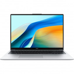 Ноутбук Huawei MateBook D 16 MCLG-X 53014QKV (16", IPS, Intel Core i5 13420H 2.1ГГц, 8-ядерный, 16ГБ LPDDR4x, 1ТБ SSD, Intel UHD Graphics, без ОС), серебристый