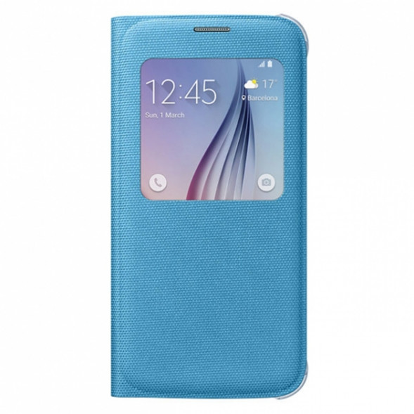 Чехол для Samsung Galaxy S6 S-View Cover (EF-CG920BLE), Blue в Череповце