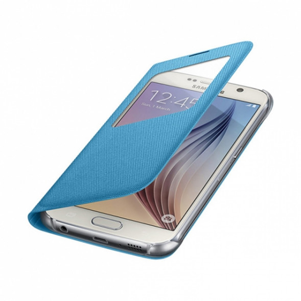 Чехол для Samsung Galaxy S6 S-View Cover (EF-CG920BLE), Blue в Череповце