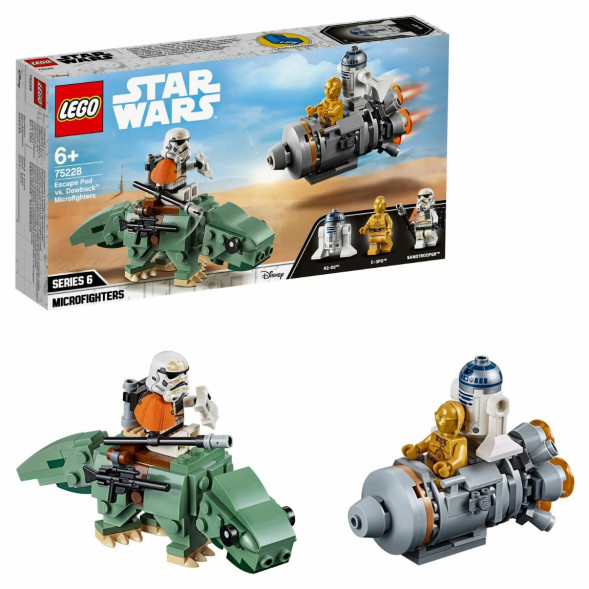 Конструктор LEGO Star Wars 75228 Спасательная капсула Микрофайтеры дьюбэк в Череповце