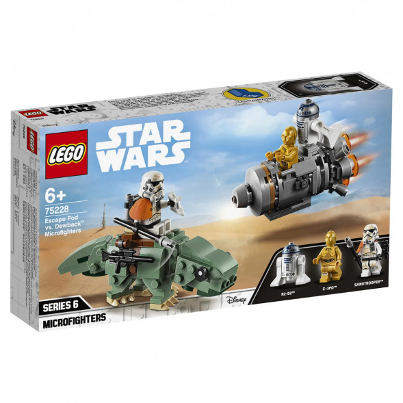 Конструктор LEGO Star Wars 75228 Спасательная капсула Микрофайтеры дьюбэк в Череповце