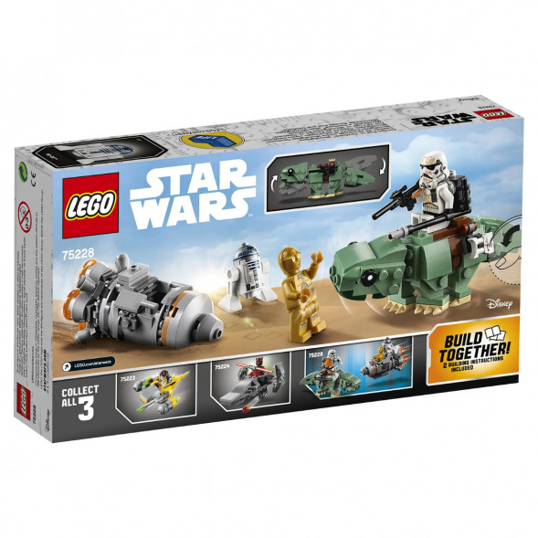Конструктор LEGO Star Wars 75228 Спасательная капсула Микрофайтеры дьюбэк в Череповце