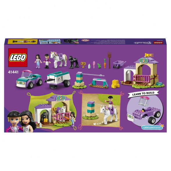 Конструктор LEGO Friends 41441 Тренировка лошади и прицеп для перевозки в Череповце