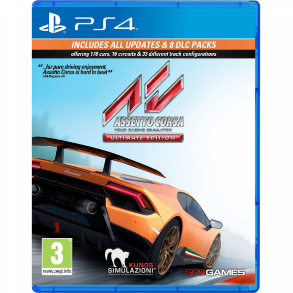 Игра Assetto Corsa. Ultimate Edition [PS4, русские субтитры] в Череповце