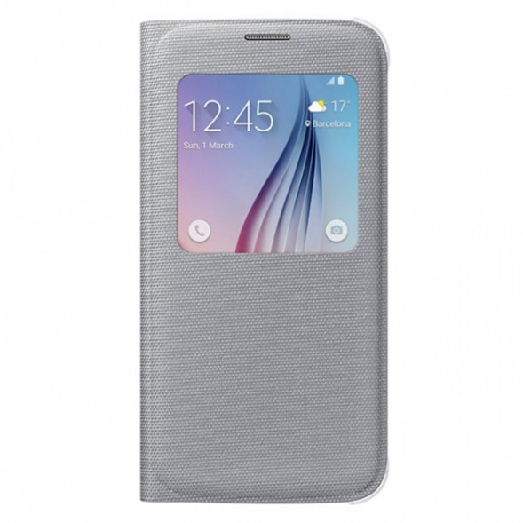 Чехол для Samsung Galaxy S6 S-View Cover (EF-CG920BSE), Silver в Череповце