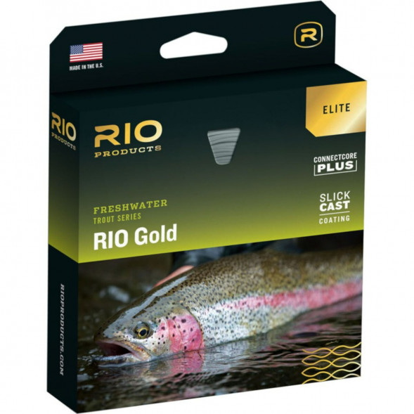 Леска RIO Elite Gold WF8F, Moss/Gold/Gray в Череповце