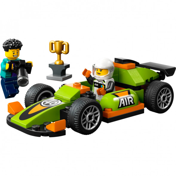 Конструктор LEGO City 60399 Зеленый Гоночный автомобиль в Череповце