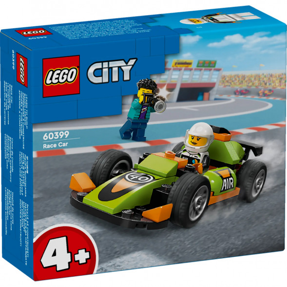 Конструктор LEGO City 60399 Зеленый Гоночный автомобиль в Череповце