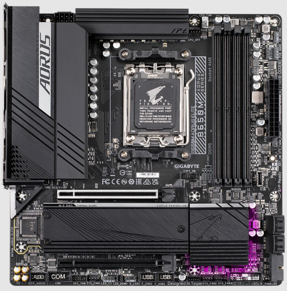Материнская плата GIGABYTE B650M AORUS ELITE mATX в Череповце
