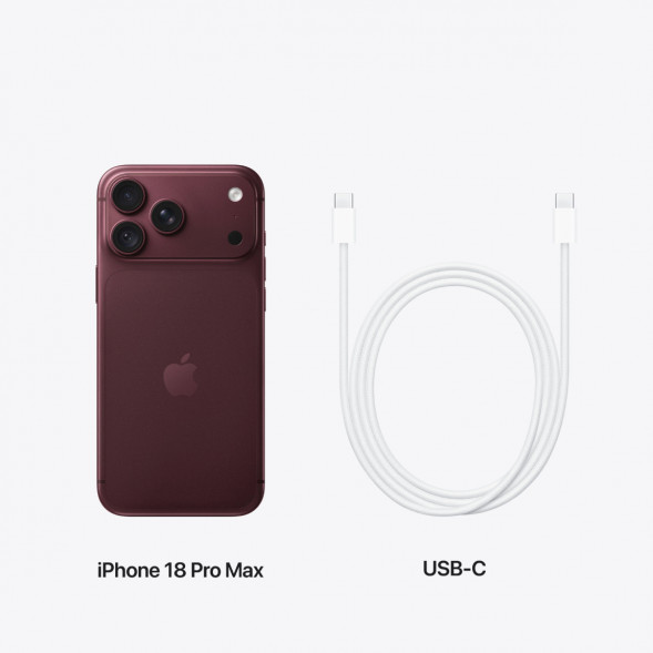 Смартфон Apple iPhone 18 Pro Max 512GB (eSIM), Burgundy в Череповце
