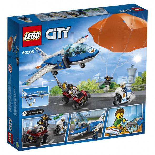 Конструктор LEGO City Police 60208 Воздушная полиция: арест парашютиста в Череповце