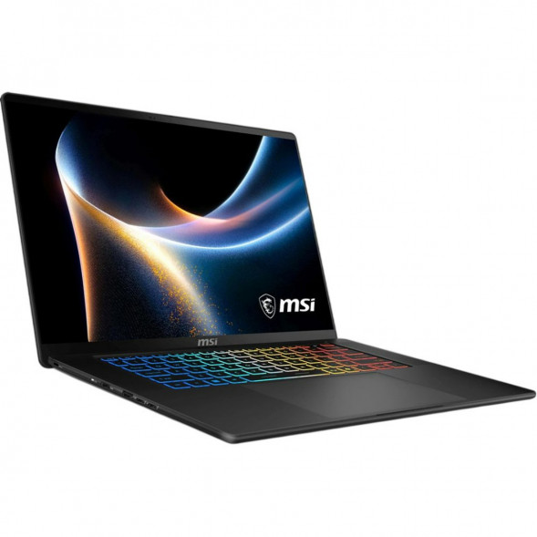 Ноутбук игровой MSI Stealth 16 AI+ B3WH-013RU (16&amp;quot;, OLED, Intel Core Ultra 9 386H 2.1ГГц, 16 ядер, 32ГБ DDR5, 1ТБ SSD, NVIDIA GeForce RTX 5070 Ti, Windows 11), черный в Череповце