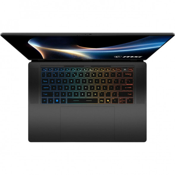 Ноутбук игровой MSI Stealth 16 AI+ B3WH-013RU (16&amp;quot;, OLED, Intel Core Ultra 9 386H 2.1ГГц, 16 ядер, 32ГБ DDR5, 1ТБ SSD, NVIDIA GeForce RTX 5070 Ti, Windows 11), черный в Череповце