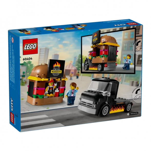 Конструктор LEGO City 60404 Бургерная на колесах в Череповце
