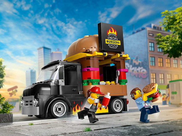 Конструктор LEGO City 60404 Бургерная на колесах в Череповце