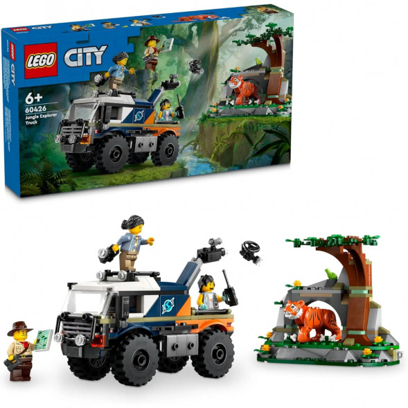 Конструктор LEGO City 60426 Внедорожный грузовик Исследователь джунглей в Череповце