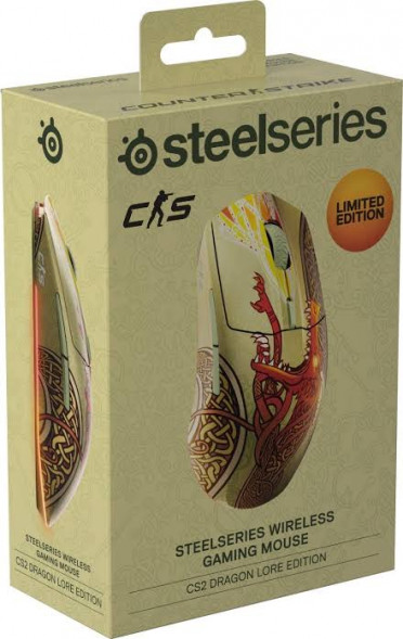 Беспроводная игровая мышь Steelseries CS2 Dragon Lore WL + USB Type-A 18000 DPI в Череповце