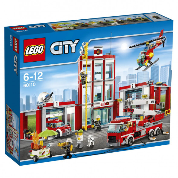 Конструктор LEGO City 60110 Пожарная часть в Череповце