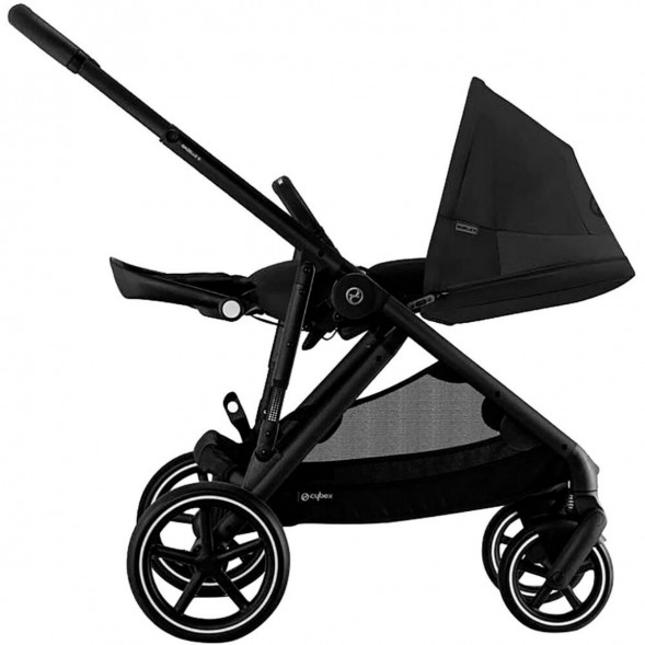 Детская коляска Cybex Gazelle S BLK Moon Black с корзиной и дождевиком в Череповце