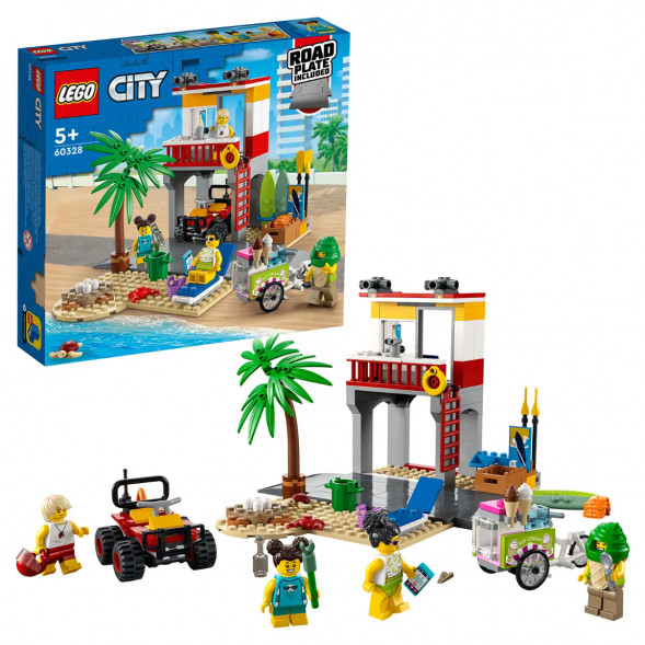Конструктор LEGO City 60328 Пост спасателей на пляже в Череповце