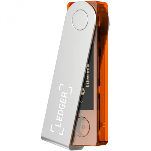 Аппаратный криптокошелек Ledger Nano X, BTC Orange  в Череповце